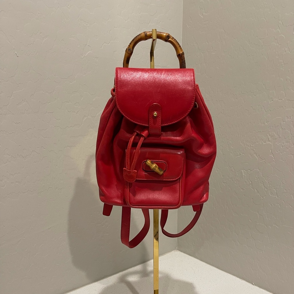 Gucci Bamboo Backpack
